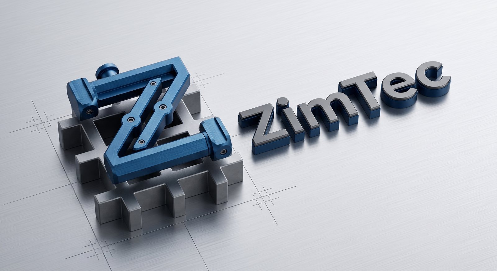 ZimTec – Z-Emblem und Schriftzug in Metall